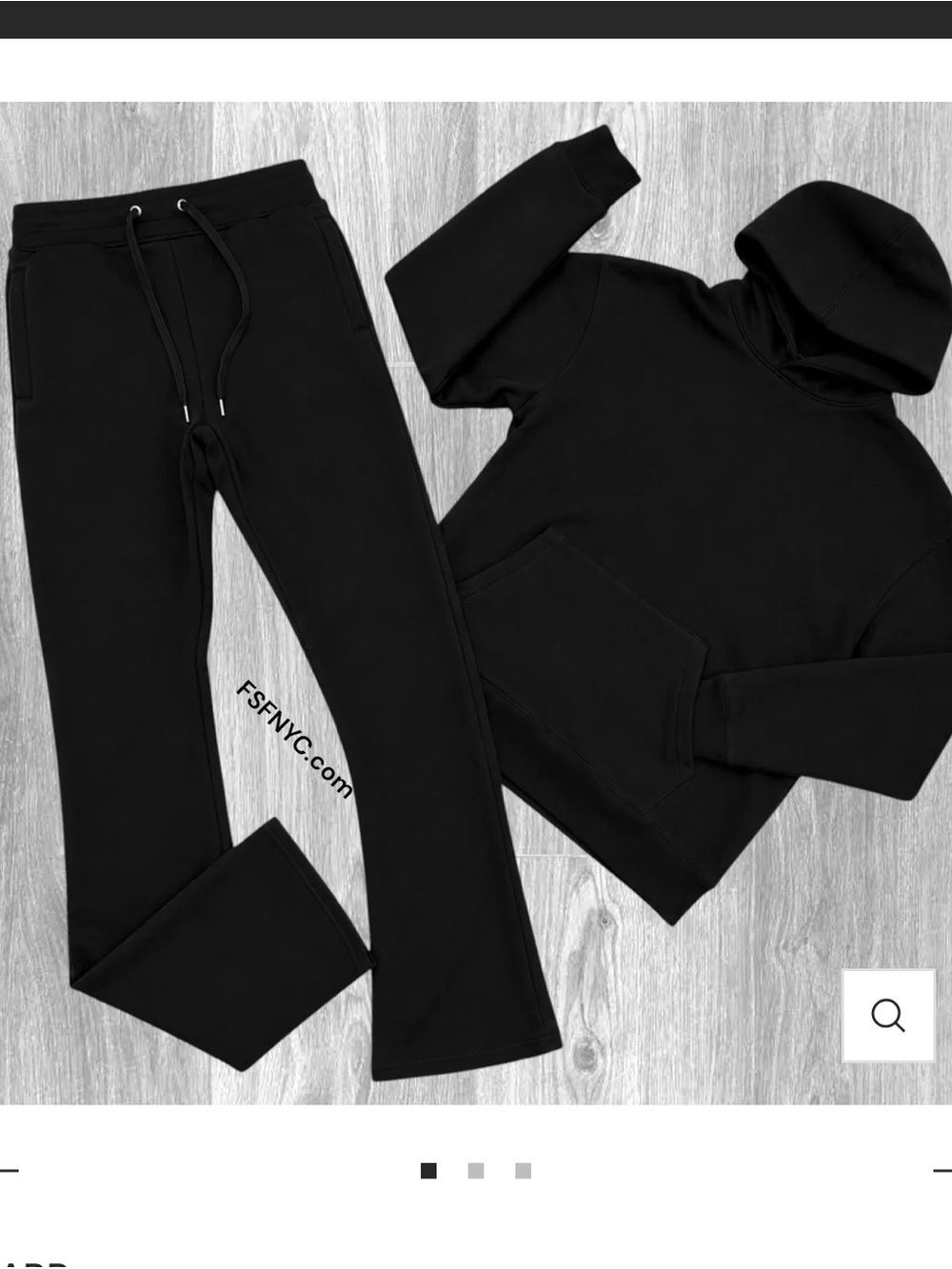 Black Men Stacked Jogger Pants - Urban Beast